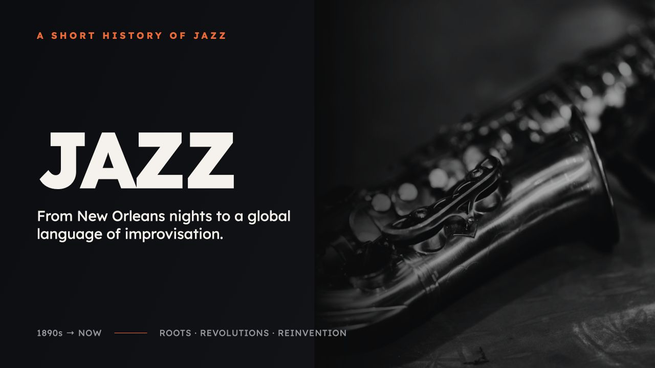 Jazz: A History of Reinvention, slide 1: JAZZ